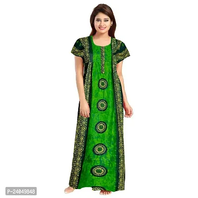 PMK FASHION Women 100% Cotton Nighty for Women || Long Length Printed Nighty/Maxi/Night Gown/Night Dress/Nightwear Inner  Sleepwear for Women's (Combo Pack of 2)-thumb4