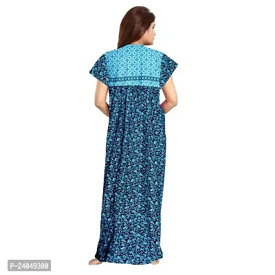 PMK FASHION 100% Cotton Kaftan for Women || Long Length Printed Nighty/Kaftan/Maxi/Night Gown/Night Dress/Nightwear Inner  Sleepwear for Women's (Combo Pack of 2)-thumb4