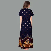 Elegant Cotton Printed Nighty For Women- Pack Of 2-thumb2