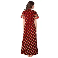 PMK FASHION 100% Cotton Kaftan for Women || Long Length Printed Nighty/Kaftan/Maxi/Night Gown/Night Dress/Nightwear Inner  Sleepwear for Women's (Combo Pack of 2)-thumb3