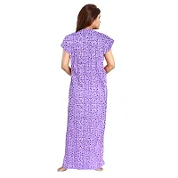 Elegant Cotton Printed Nighty For Women- Pack Of 2-thumb2