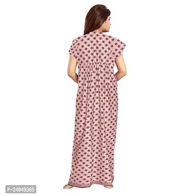 PMK FASHION 100% Cotton Kaftan for Women || Long Length Printed Nighty/Kaftan/Maxi/Night Gown/Night Dress/Nightwear Inner  Sleepwear for Women's (Combo Pack of 2)-thumb5