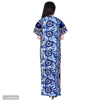 PMK FASHION 100% Cotton Nighty for Women || Long Length Printed Nighty/Maxi/Night Gown/Night Dress/Nightwear Inner  Sleepwear for Women's (Combo Pack of 2)-thumb5