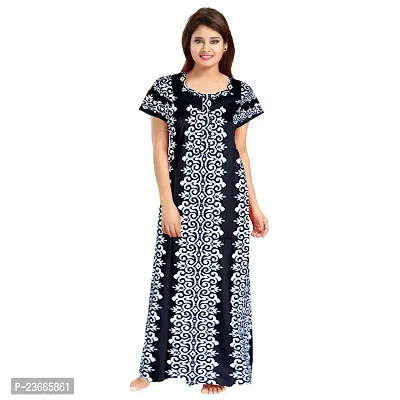 Comfortable Multicoloured Cotton Nightdress For Women Pack Of 2-thumb4