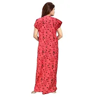 PMK FASHION 100% Cotton Nighty for Women || Long Length Printed Nighty/Maxi/Night Gown/Night Dress/Nightwear Inner  Sleepwear for Women's (Combo Pack of 2)-thumb4