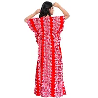 PMK FASHION 100% Cotton Kaftan for Women || Long Length Printed Nighty/Kaftan/Maxi/Night Gown/Night Dress/Nightwear Inner  Sleepwear for Women's (Combo Pack of 2)-thumb2