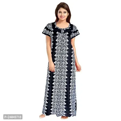 PMK FASHION 100% Cotton Kaftan for Women || Long Length Printed Nighty/Kaftan/Maxi/Night Gown/Night Dress/Nightwear Inner  Sleepwear for Women's (Combo Pack of 2)-thumb4