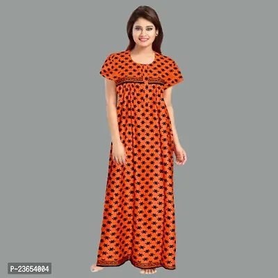 Elegant Cotton Printed Nighty For Women- Pack Of 2-thumb4