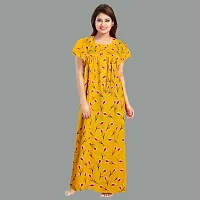 Elegant Cotton Printed Nighty For Women- Pack Of 2-thumb1