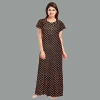 Elegant Cotton Printed Nighty For Women- Pack Of 2-thumb3