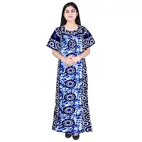 PMK FASHION 100% Cotton Nighty for Women || Long Length Printed Nighty/Maxi/Night Gown/Night Dress/Nightwear Inner  Sleepwear for Women's (Combo Pack of 2)-thumb3