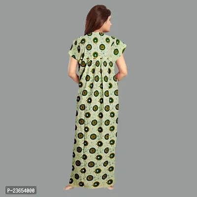 Elegant Cotton Printed Nighty For Women- Pack Of 2-thumb3