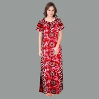 Elegant Cotton Printed Nighty For Women- Pack Of 2-thumb3