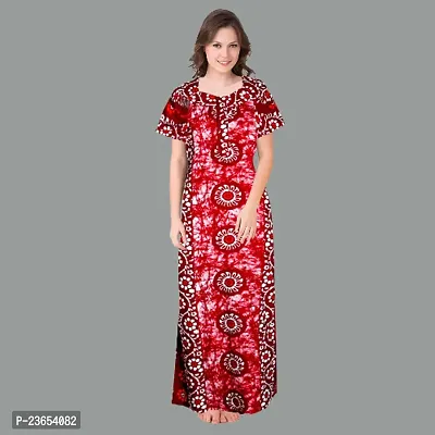 Elegant Cotton Printed Nighty For Women- Pack Of 2-thumb4