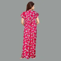 Elegant Cotton Printed Nighty For Women- Pack Of 2-thumb2