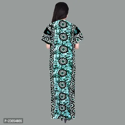 Elegant Cotton Printed Nighty For Women- Pack Of 2-thumb3