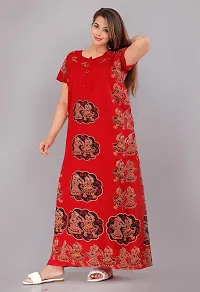 PMK FASHION 100% Cotton Kaftan for Women || Long Length Printed Nighty/Kaftan/Maxi/Night Gown/Night Dress/Nightwear Inner  Sleepwear for Women Combo Pack of 2-thumb1