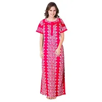 PMK FASHION 100% Cotton Kaftan for Women || Long Length Printed Nighty/Kaftan/Maxi/Night Gown/Night Dress/Nightwear Inner  Sleepwear for Women Combo Pack of 2-thumb3