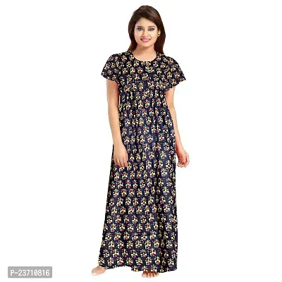 Stylish Multicoloured Cotton Printed Nighty For Women Pack Of 2-thumb4