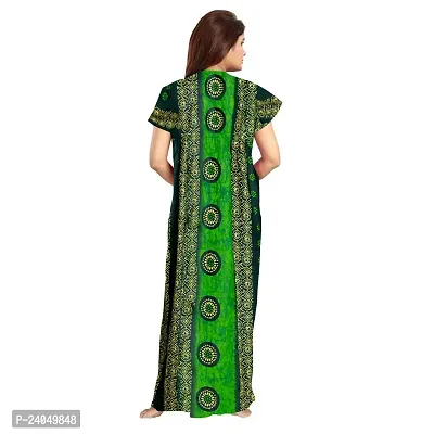 PMK FASHION Women 100% Cotton Nighty for Women || Long Length Printed Nighty/Maxi/Night Gown/Night Dress/Nightwear Inner  Sleepwear for Women's (Combo Pack of 2)-thumb5