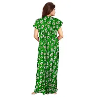 Stylish Multicoloured Cotton Printed Nighty For Women Pack Of 2-thumb2