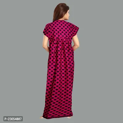 Elegant Cotton Printed Nighty For Women- Pack Of 2-thumb3