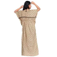 PMK FASHION 100% Cotton Kaftan for Women || Long Length Printed Nighty/Kaftan/Maxi/Night Gown/Night Dress/Nightwear Inner  Sleepwear for Women's (Combo Pack of 2)-thumb4