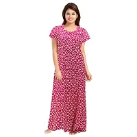 Elegant Cotton Printed Nighty For Women- Pack Of 2-thumb3