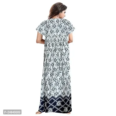 PMK FASHION 100% Cotton Nighty for Women || Long Length Printed Nighty/Maxi/Night Gown/Night Dress/Nightwear Inner  Sleepwear for Women's (Combo Pack of 2)-thumb5