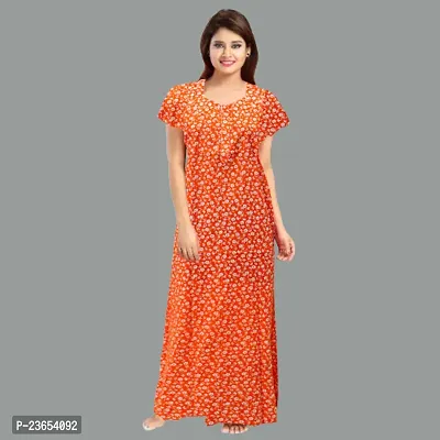 Elegant Cotton Printed Nighty For Women- Pack Of 2-thumb4