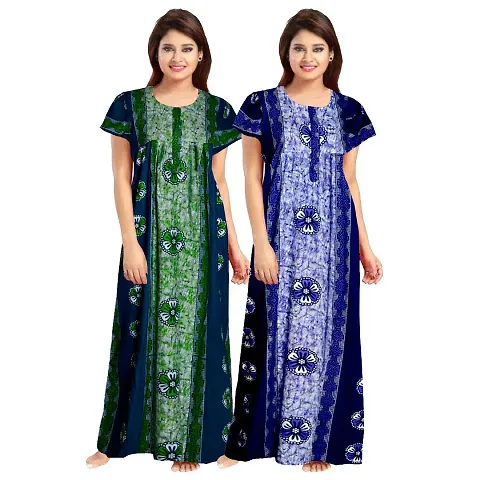 Hot Selling pure cotton nighties & nightdresses Women's Nightwear 