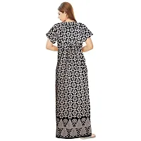 PMK FASHION 100% Cotton Nighty for Women || Long Length Printed Nighty/Maxi/Night Gown/Night Dress/Nightwear Inner  Sleepwear for Women's (Combo Pack of 2)-thumb4