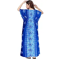 PMK FASHION 100% Cotton Kaftan for Women || Long Length Printed Nighty/Kaftan/Maxi/Night Gown/Night Dress/Nightwear Inner  Sleepwear for Women's (Combo Pack of 2)-thumb2