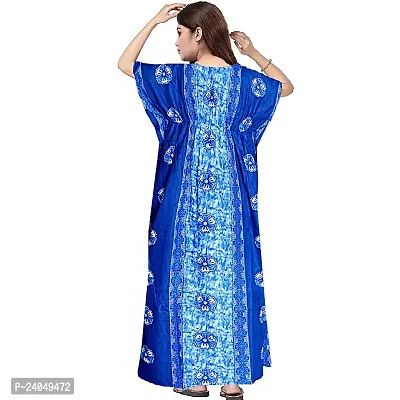 PMK FASHION 100% Cotton Kaftan for Women || Long Length Printed Nighty/Kaftan/Maxi/Night Gown/Night Dress/Nightwear Inner  Sleepwear for Women's (Combo Pack of 2)-thumb3