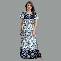 Elegant Cotton Printed Nighty For Women- Pack Of 2-thumb1