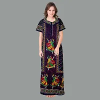 Elegant Cotton Printed Nighty For Women- Pack Of 2-thumb3