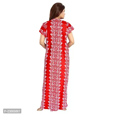 Comfortable Multicoloured Cotton Nightdress For Women Pack Of 2-thumb3