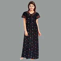 Elegant Cotton Printed Nighty For Women- Pack Of 2-thumb1