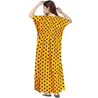 PMK FASHION 100% Cotton Kaftan for Women || Long Length Printed Nighty/Kaftan/Maxi/Night Gown/Night Dress/Nightwear Inner  Sleepwear for Women's (Combo Pack of 2)-thumb2