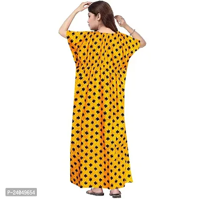 PMK FASHION 100% Cotton Kaftan for Women || Long Length Printed Nighty/Kaftan/Maxi/Night Gown/Night Dress/Nightwear Inner  Sleepwear for Women's (Combo Pack of 2)-thumb3