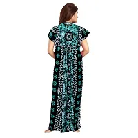 PMK FASHION 100% Cotton Nighty for Women || Long Length Printed Nighty/Maxi/Night Gown/Night Dress/Nightwear Inner  Sleepwear for Women's (Combo Pack of 2)-thumb2