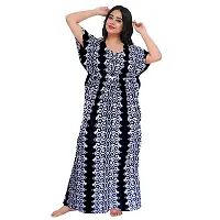 PMK FASHION 100% Cotton Kaftan for Women || Long Length Printed Nighty/Kaftan/Maxi/Night Gown/Night Dress/Nightwear Inner  Sleepwear for Women's (Combo Pack of 2)-thumb3