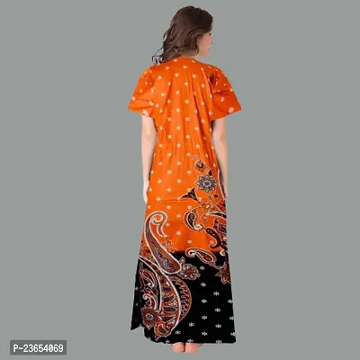 Elegant Cotton Printed Nighty For Women- Pack Of 2-thumb3