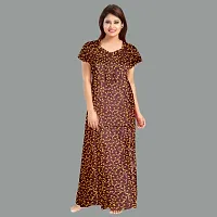 Elegant Cotton Printed Nighty For Women- Pack Of 2-thumb1