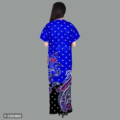 Elegant Cotton Printed Nighty For Women- Pack Of 2-thumb3