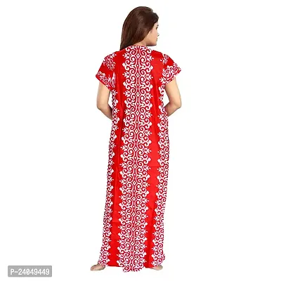 PMK FASHION 100% Cotton Kaftan for Women || Long Length Printed Nighty/Kaftan/Maxi/Night Gown/Night Dress/Nightwear Inner Sleepwear for Women's (Combo Pack of 2)-thumb3