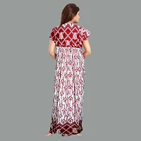 Elegant Cotton Printed Nighty For Women- Pack Of 2-thumb2