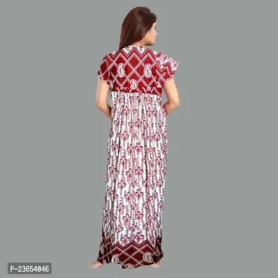 Elegant Cotton Printed Nighty For Women- Pack Of 2-thumb3