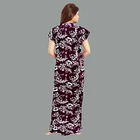 Elegant Cotton Printed Nighty For Women- Pack Of 2-thumb2