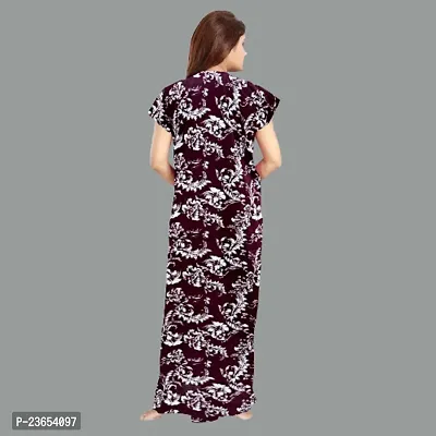 Elegant Cotton Printed Nighty For Women- Pack Of 2-thumb3